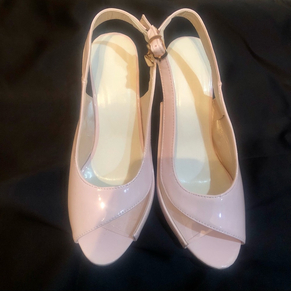Light Pink Art Deco Heels